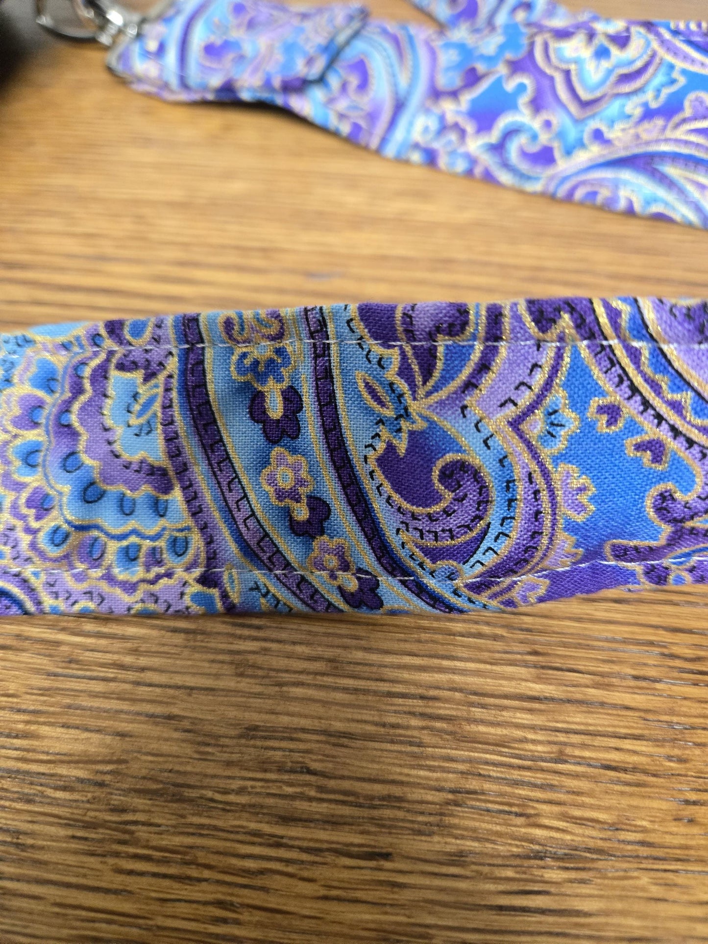 Paisley Crossbody Bag – 13x12” Quilted Purse with Inner Pockets | Adjustable & Handmade