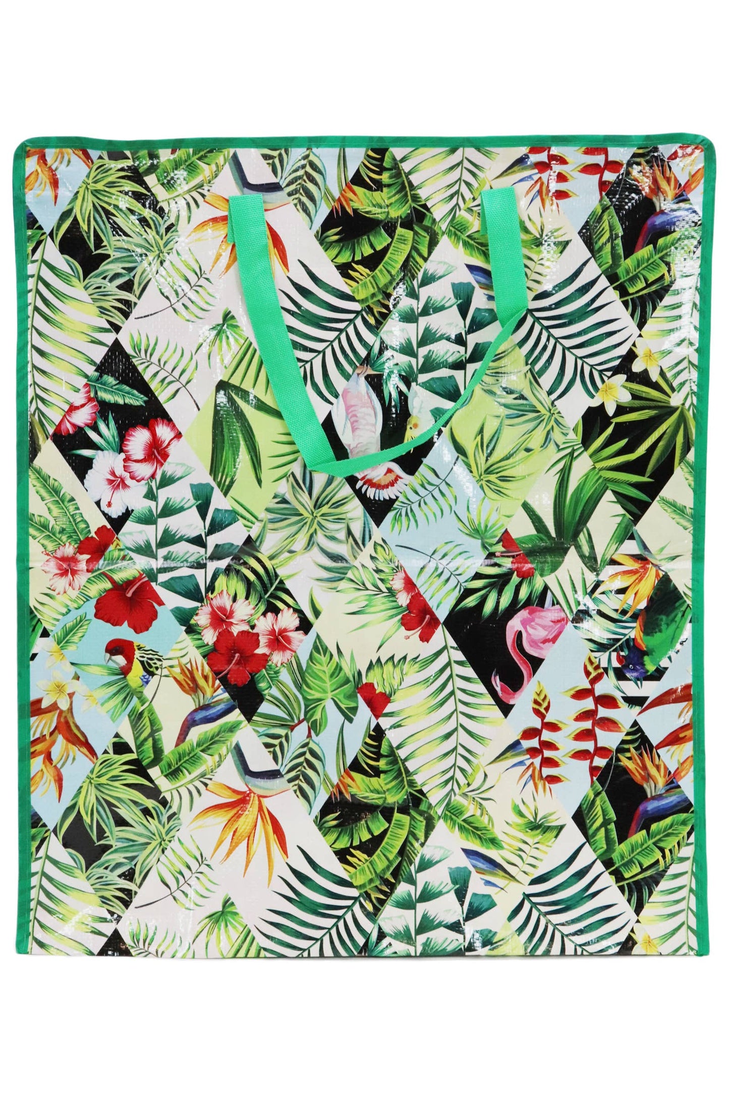 šļø Tall Super Sized Graphic Shopper Bag ā Reusable Tote with Bold Prints