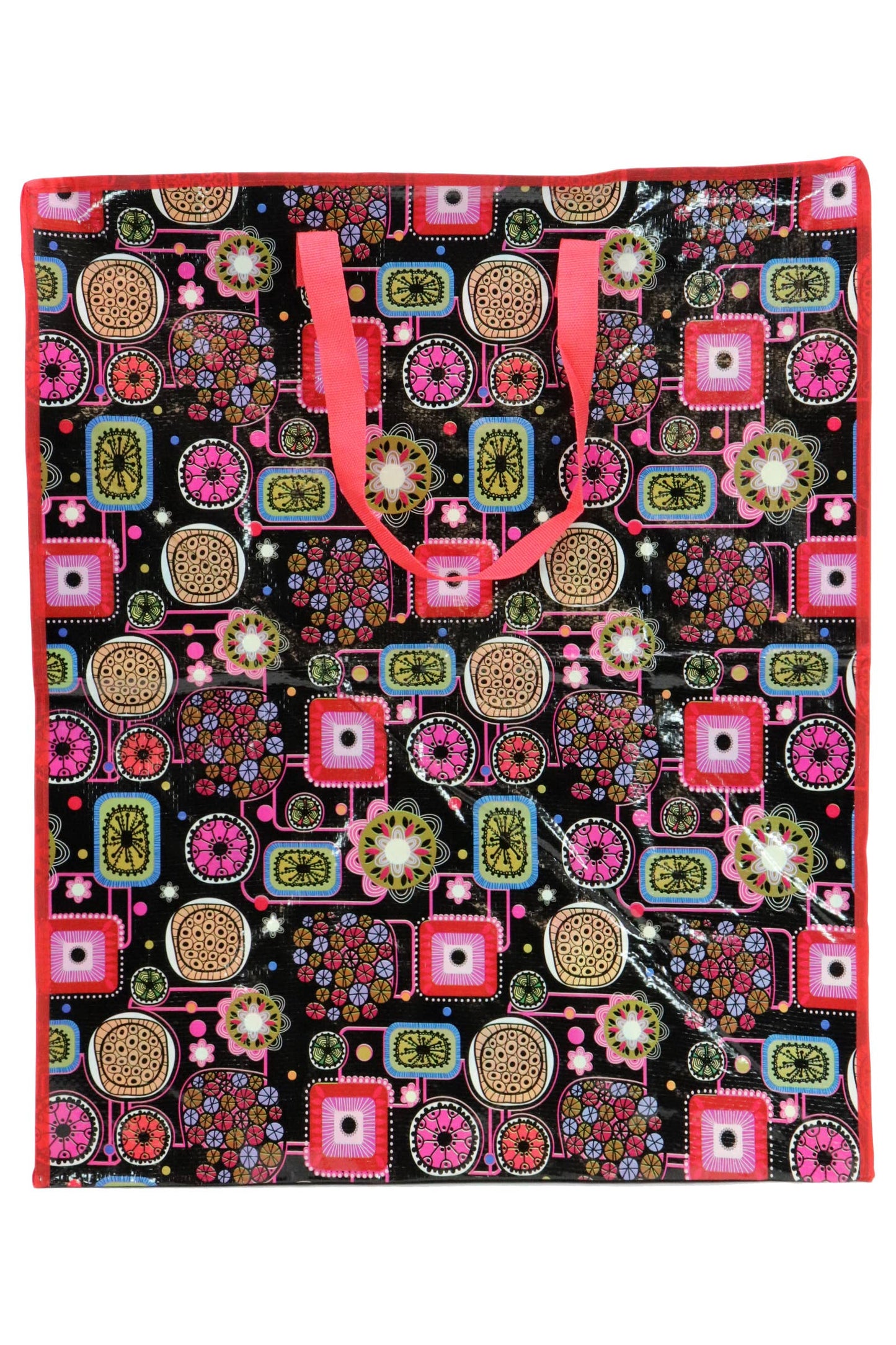 šļø Tall Super Sized Graphic Shopper Bag ā Reusable Tote with Bold Prints