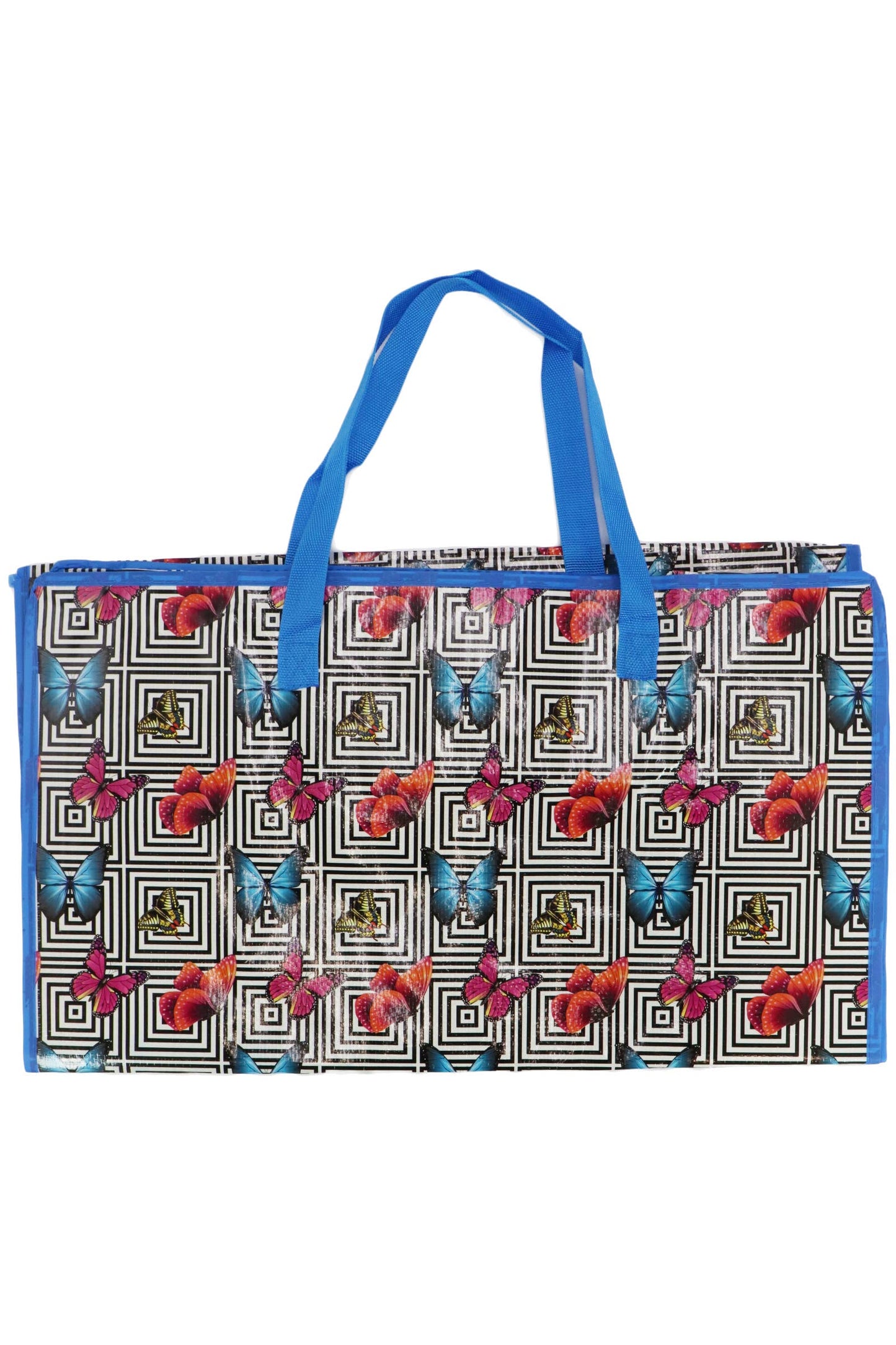 šļø Tall Super Sized Graphic Shopper Bag ā Reusable Tote with Bold Prints